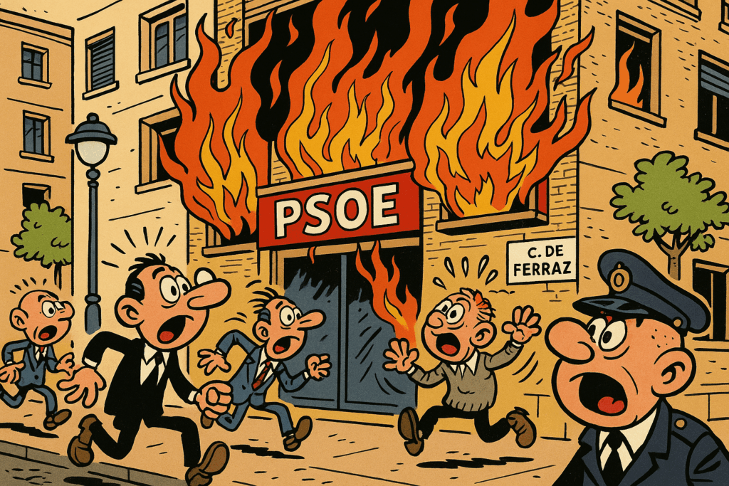 «Ferraz en llamas»: el informe de la UCO destapa mordidas, fuerza la dimisión de Cerdán y deja a Sánchez sin red.